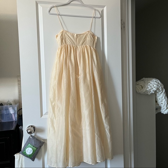 Mariza cotton-blend organza midi dress - Picture 9 of 11